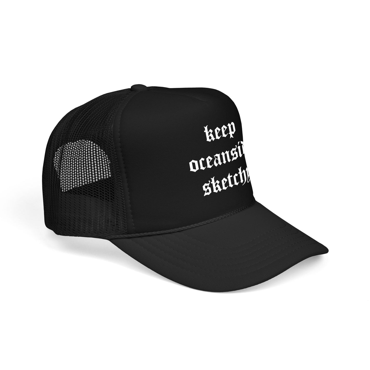 keep oceanside sketchy trucker hat