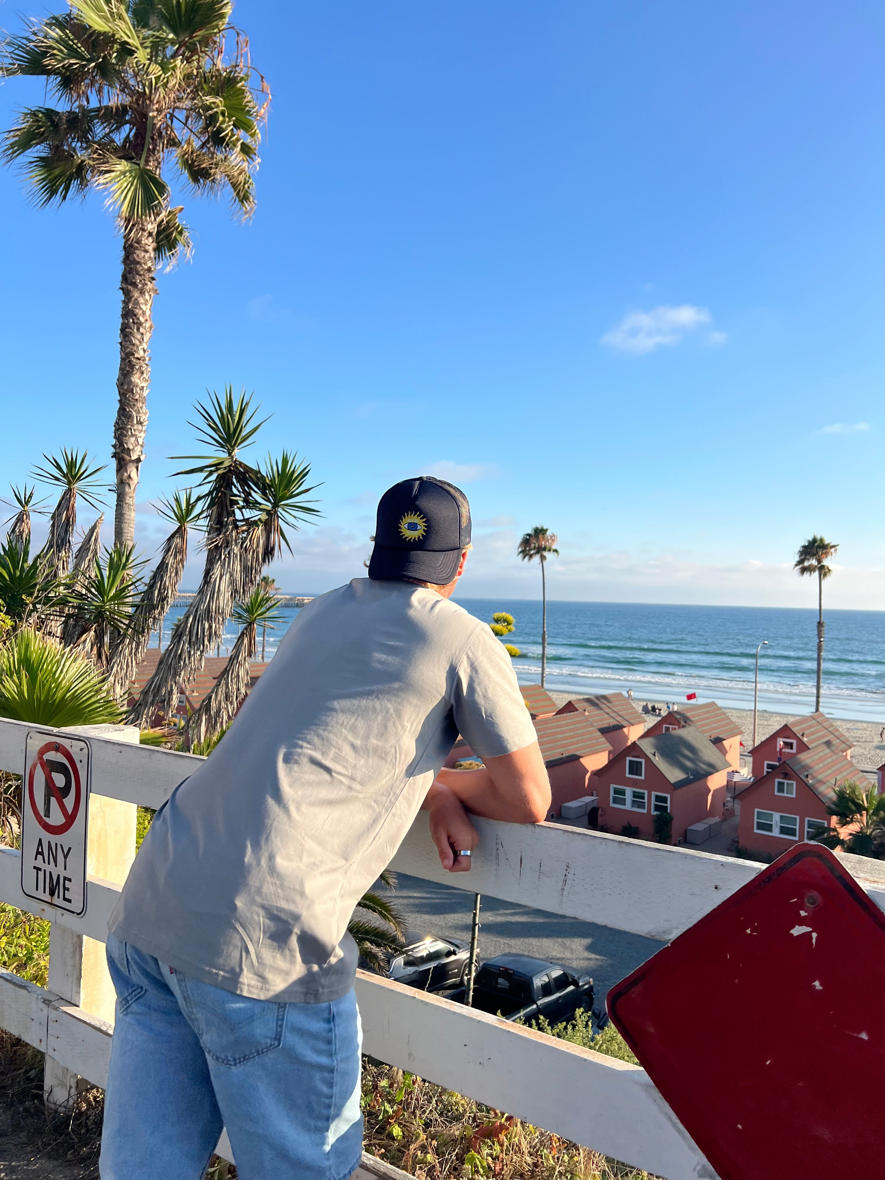 Third Eye Sun Trucker Hat
